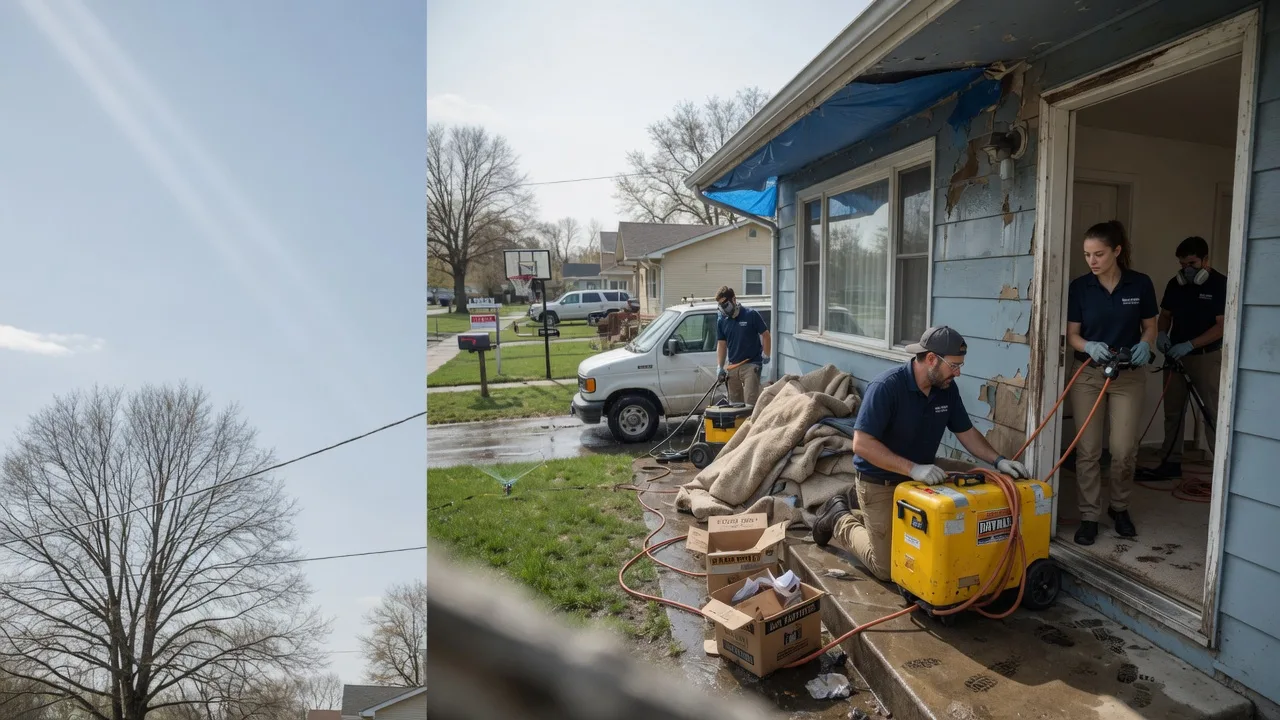 Basement Flood Cleanup in Rothville, MO near me